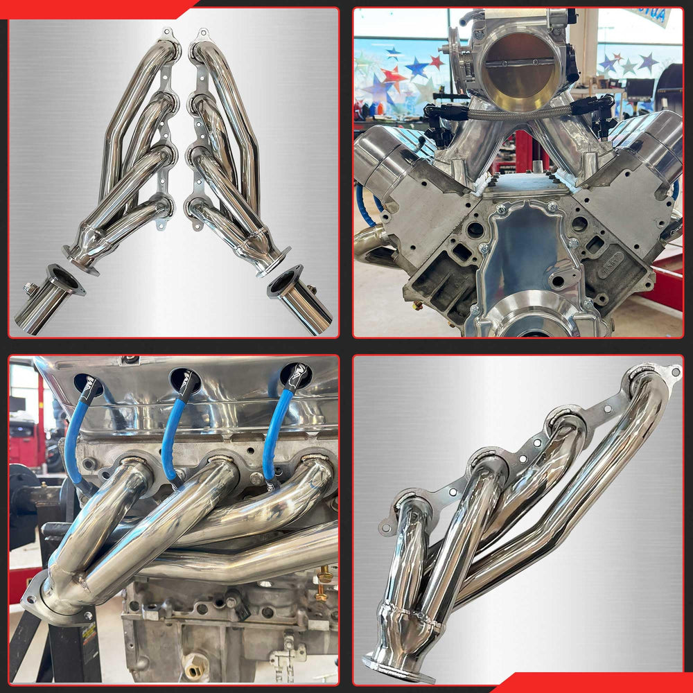 Certified Automotive Experts close-up of primary tubes highlighting smooth bends and heat resistance