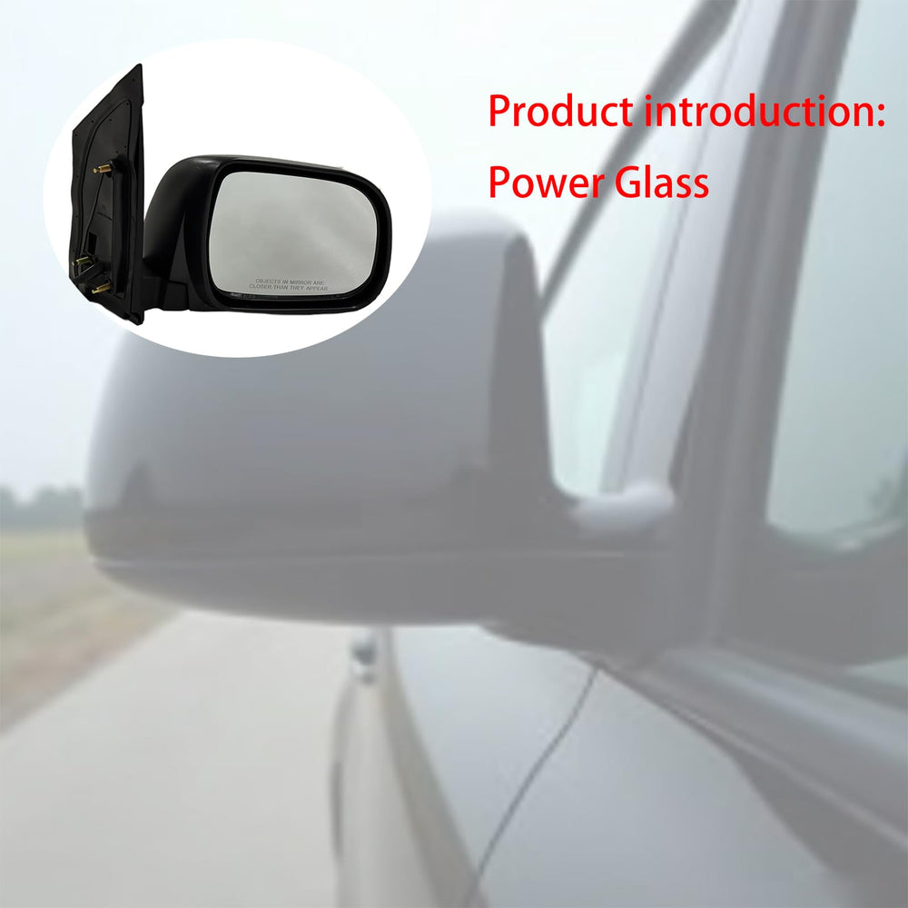CEYGXICE mirror mounted on door showing scale and direct-fit installation