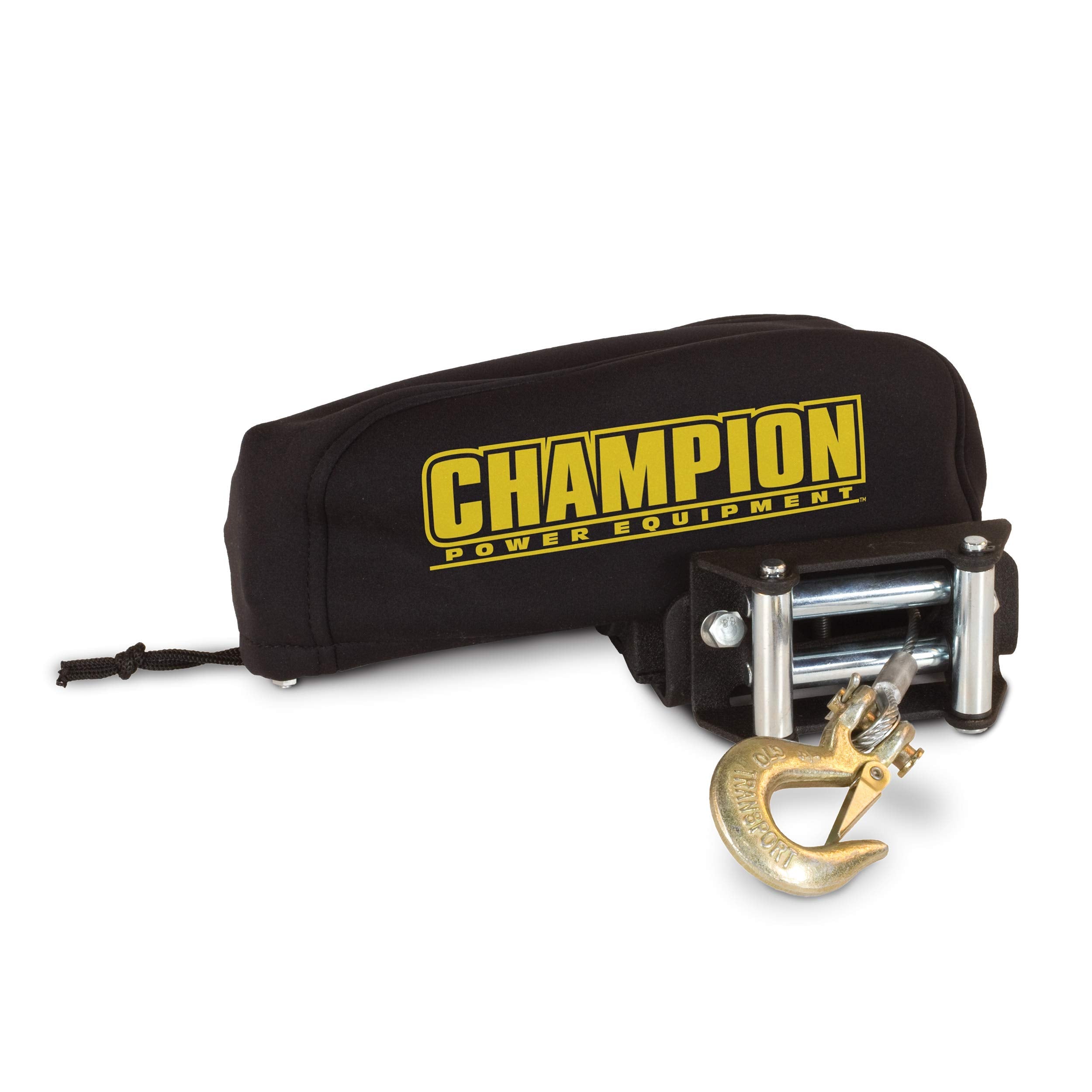 Champion Power Equipment close-up of neoprene texture showing water resistance