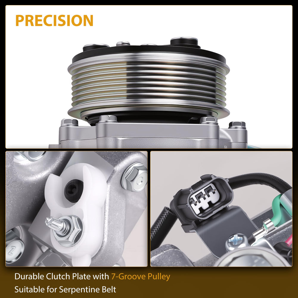 ChaoTianxia compressor installed in engine bay illustrating correct scale and compatibility