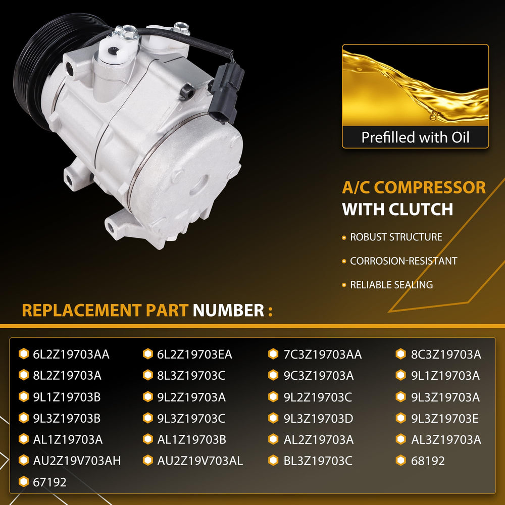 ChaoTianxia compressor installed in engine bay demonstrating proper fitment