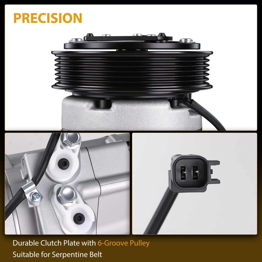 ChaoTianxia compressor label and part numbers for easy cross-reference