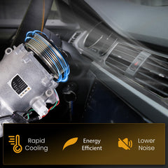 ChaoTianxia side view showing compressor mounting points for accurate OEM fit