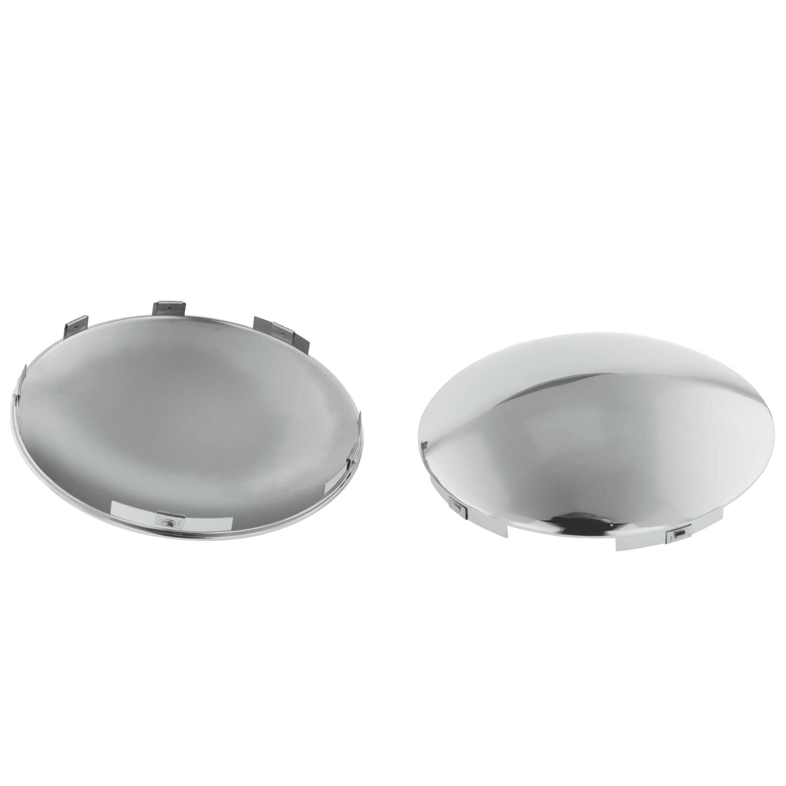 CHDT66 front packaging view showing chrome dome covers and clips for fast installation