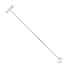 CHDT66 front view of the 36-inch chrome pin puller showing full length and finish, improves safety