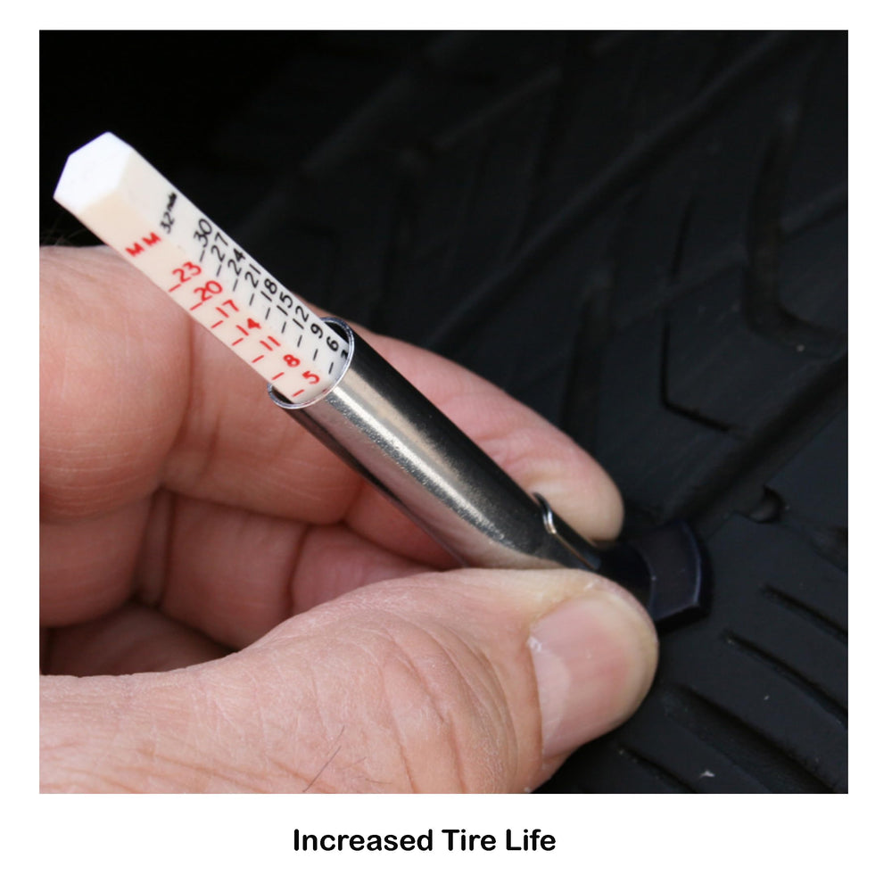 Checkered Flag beads in ATV wheel demonstrating off-road stability improvement