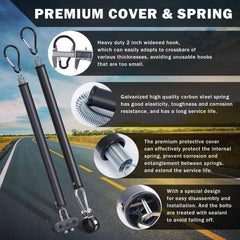 CheeMuii galvanized spring close-up showing corrosion resistance and long-lasting resilience