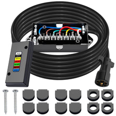CheeMuii front packaging showing full 7‑way harness kit and benefits