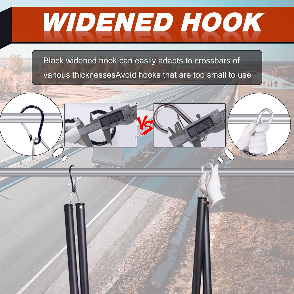 CheeMuii heavy-duty widened hook showing strong load-bearing stability