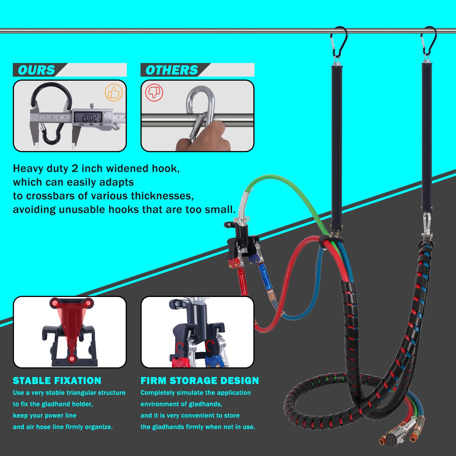 CheeMuii hose end with stainless spring protection illustrating kink prevention and durability