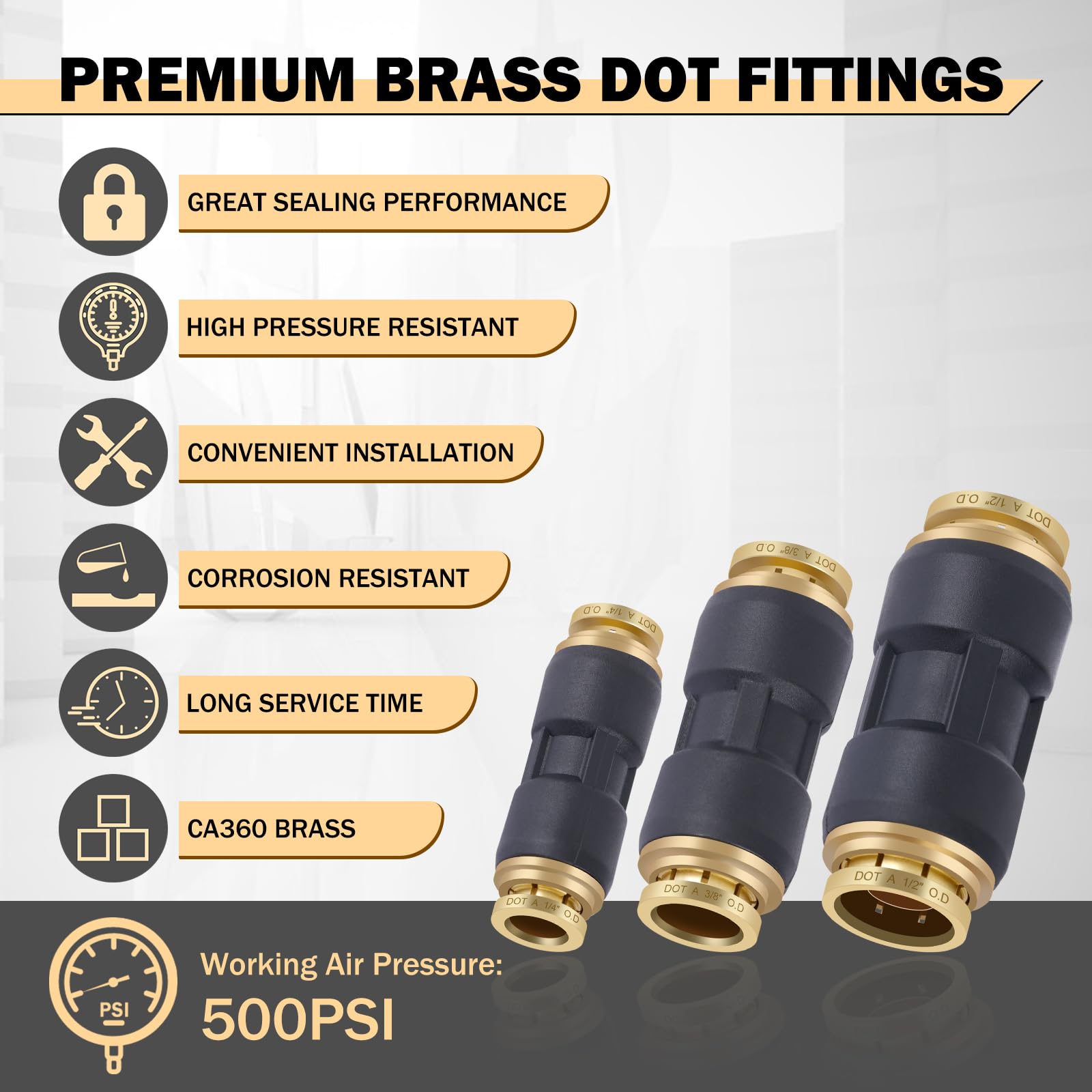 CheeMuii CA360 brass surface texture highlighting durability benefit