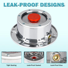 CheeMuii detail of side pipe plug with leakproof coating preventing seepage