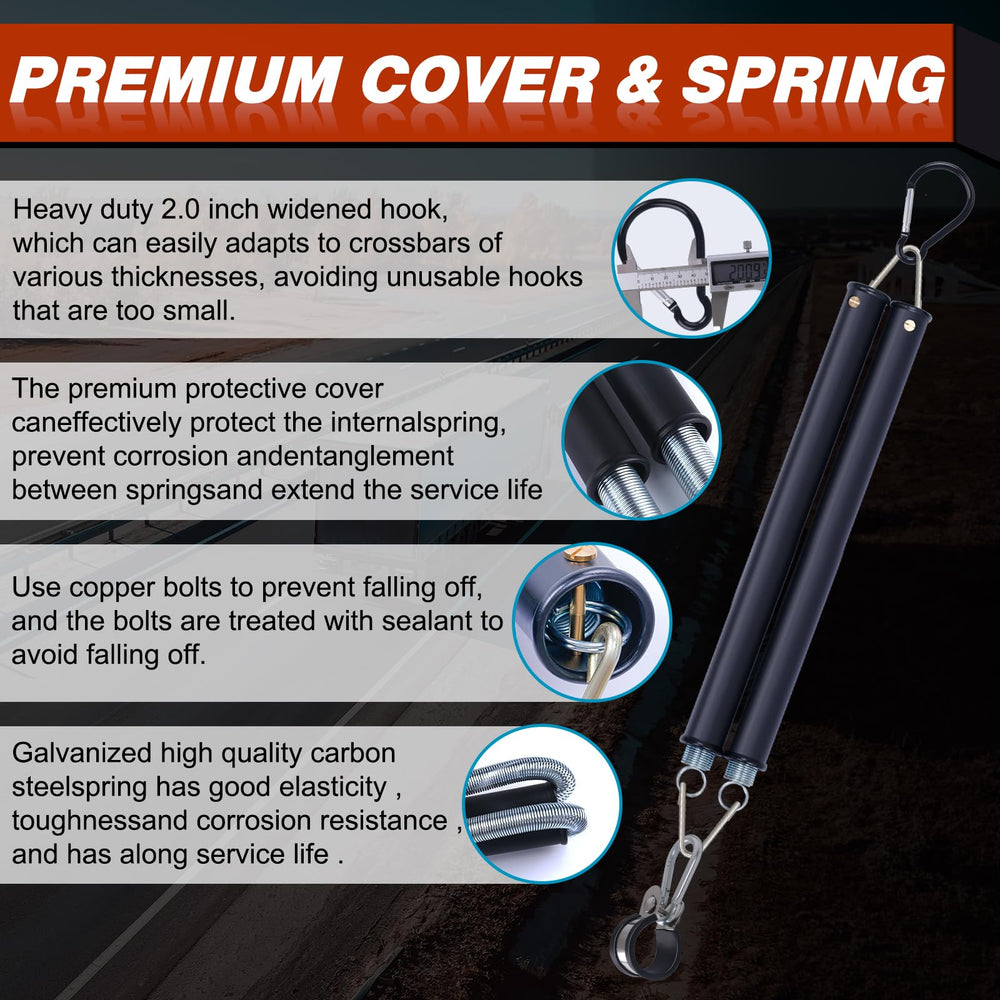 CheeMuii close-up galvanized spring showing corrosion resistance benefit