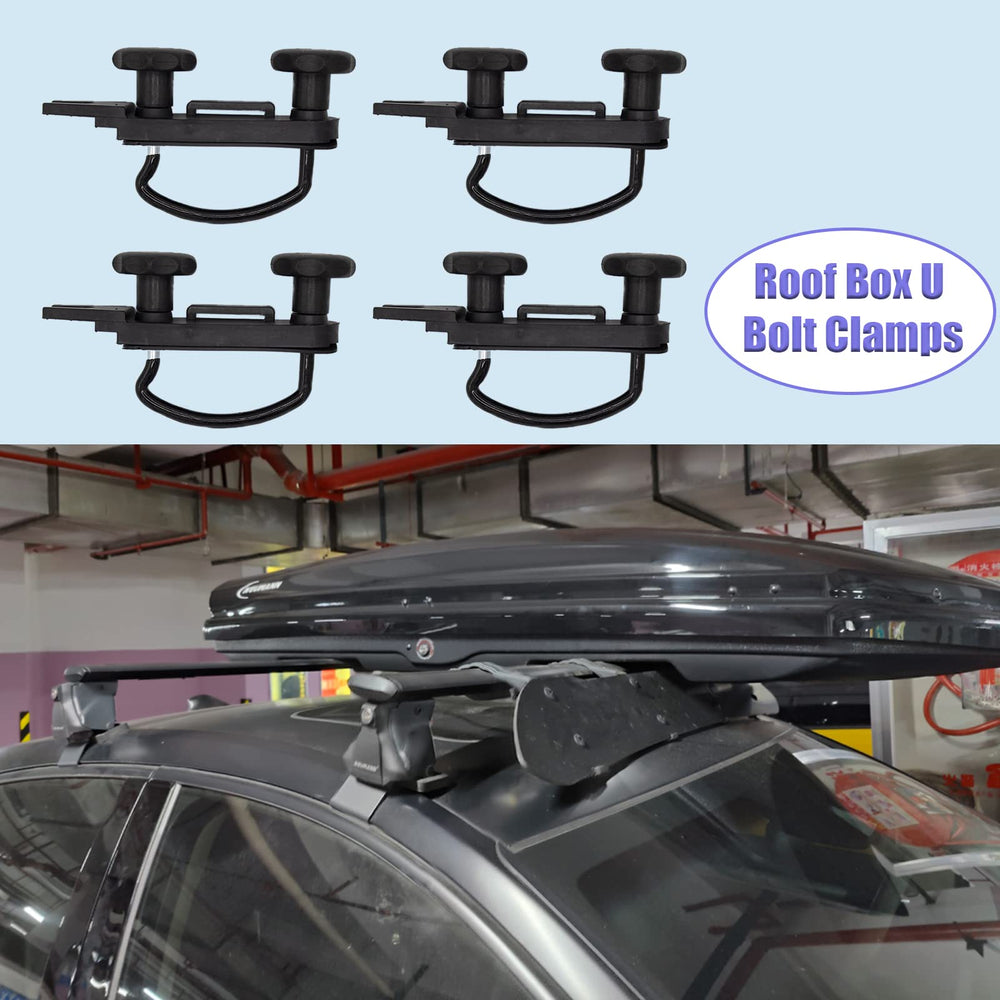 Cheerock U-bolt fitted on crossbar top view improving grip and reducing noise