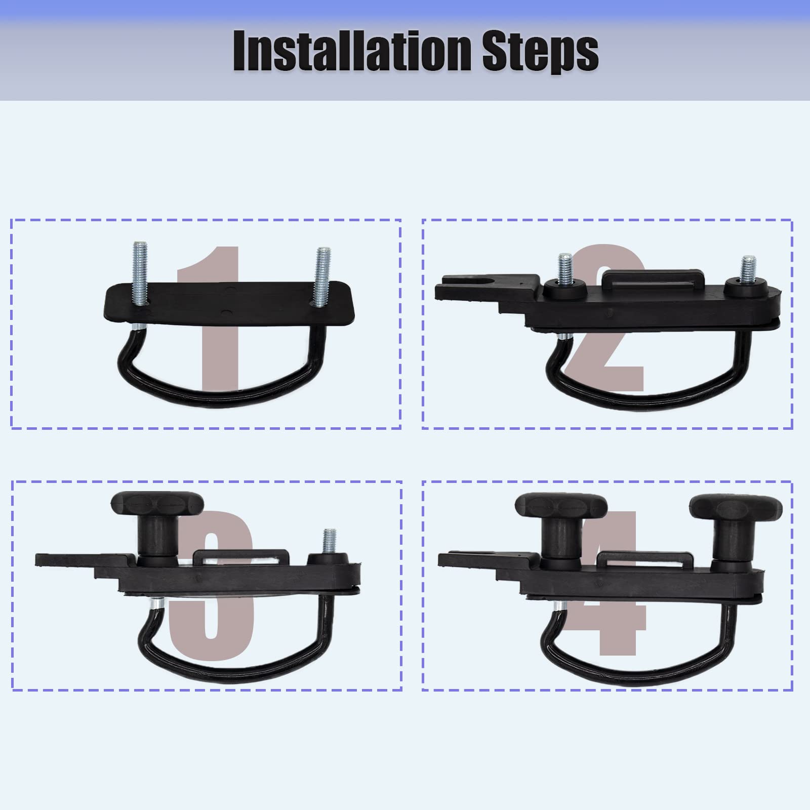 Cheerock heavy lock nuts and straps arranged to show secure, long-lasting fastening