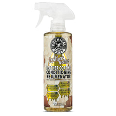 Chemical Guys Leather Nectar front bottle showing product and volume benefit