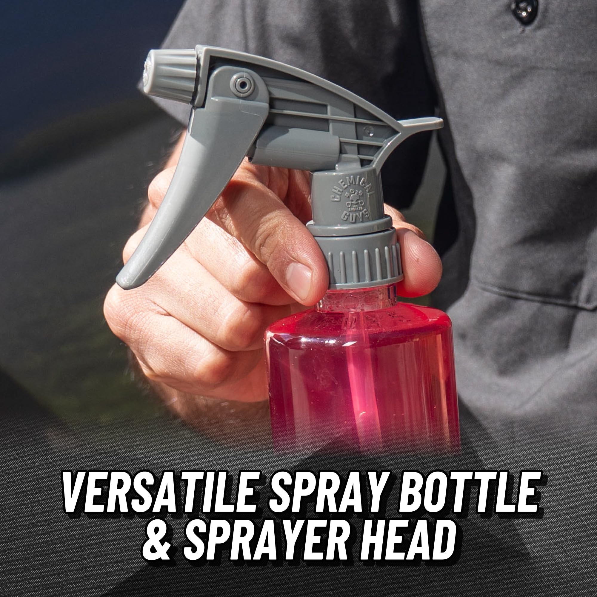 Chemical Guys nozzle set to mist and stream for versatile cleaning control