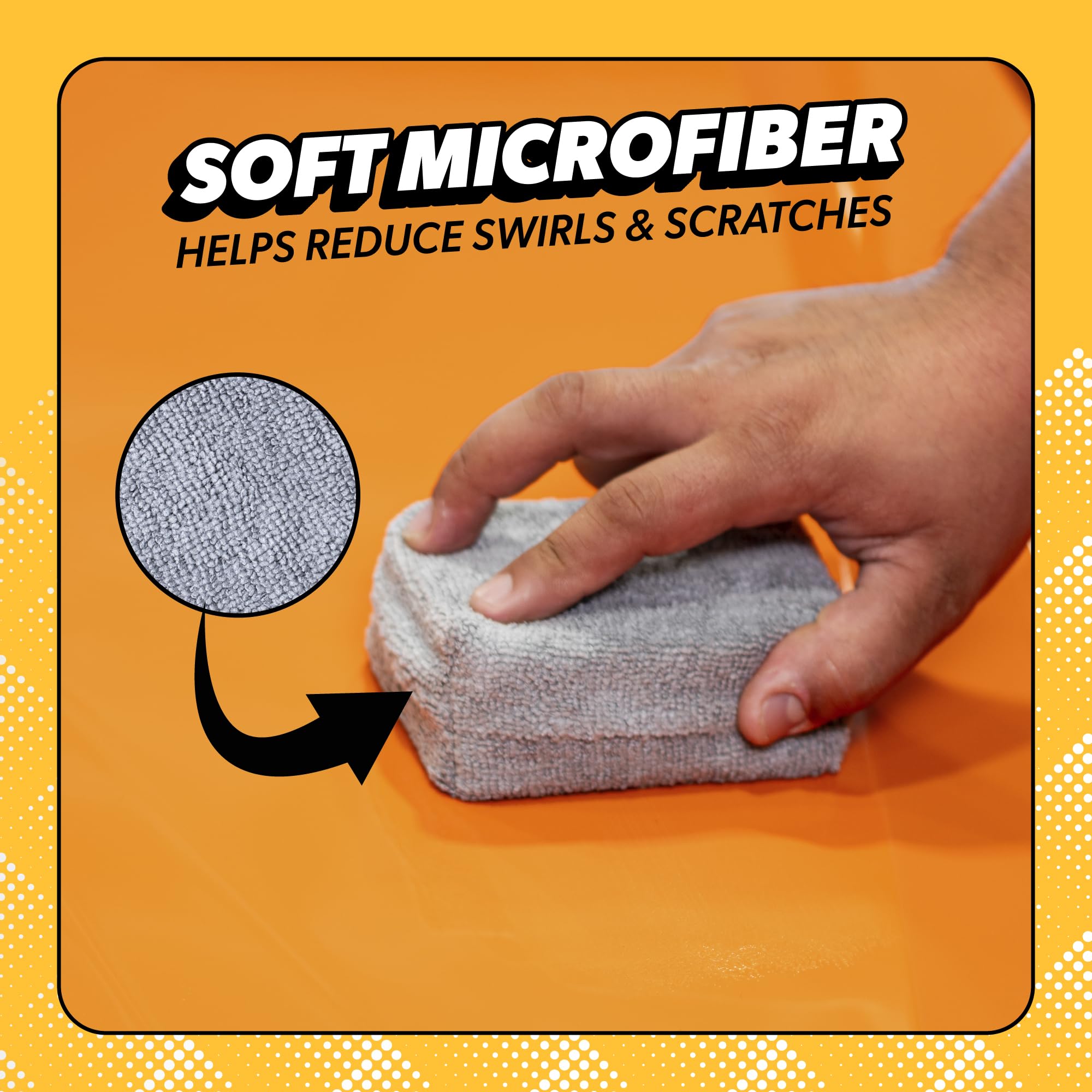 Chemical Guys foam close-up revealing dense texture for even product spread