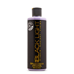 Chemical Guys bottle front label showing product and glossy appeal