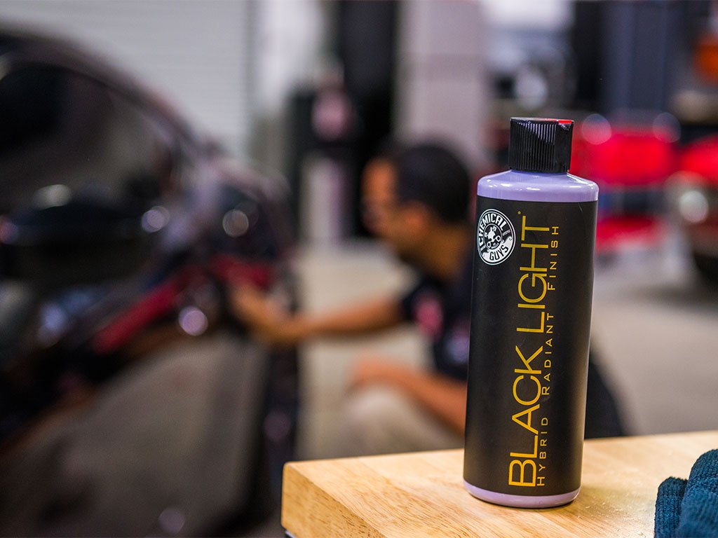 Chemical Guys label closeup showing product name and usage clarity