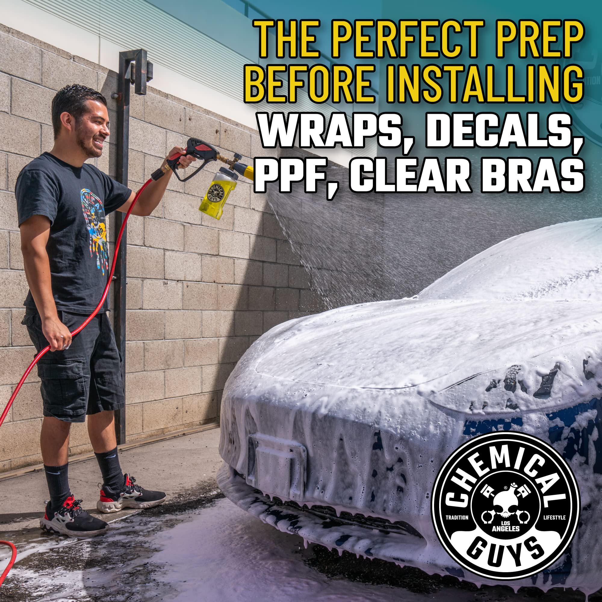 Chemical Guys Clean Slate used before clay bar treatment speeding decontamination