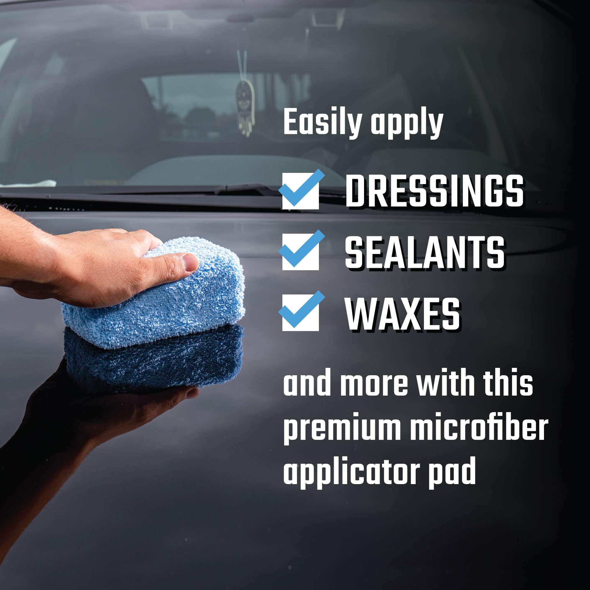 Chemical Guys microfiber texture close-up showing gentle coverage benefit