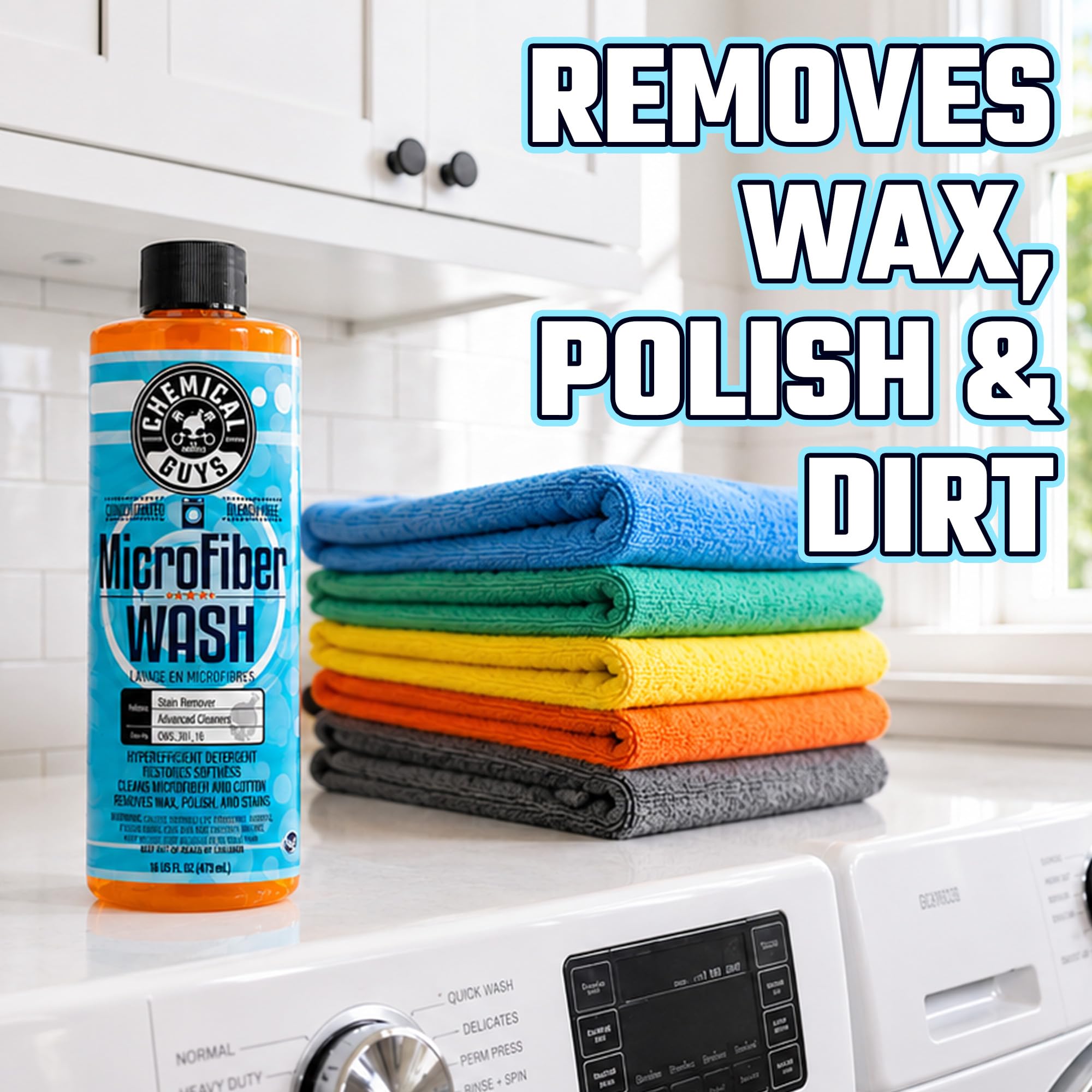 Chemical Guys detergent lather close-up showing concentrated cleaning action