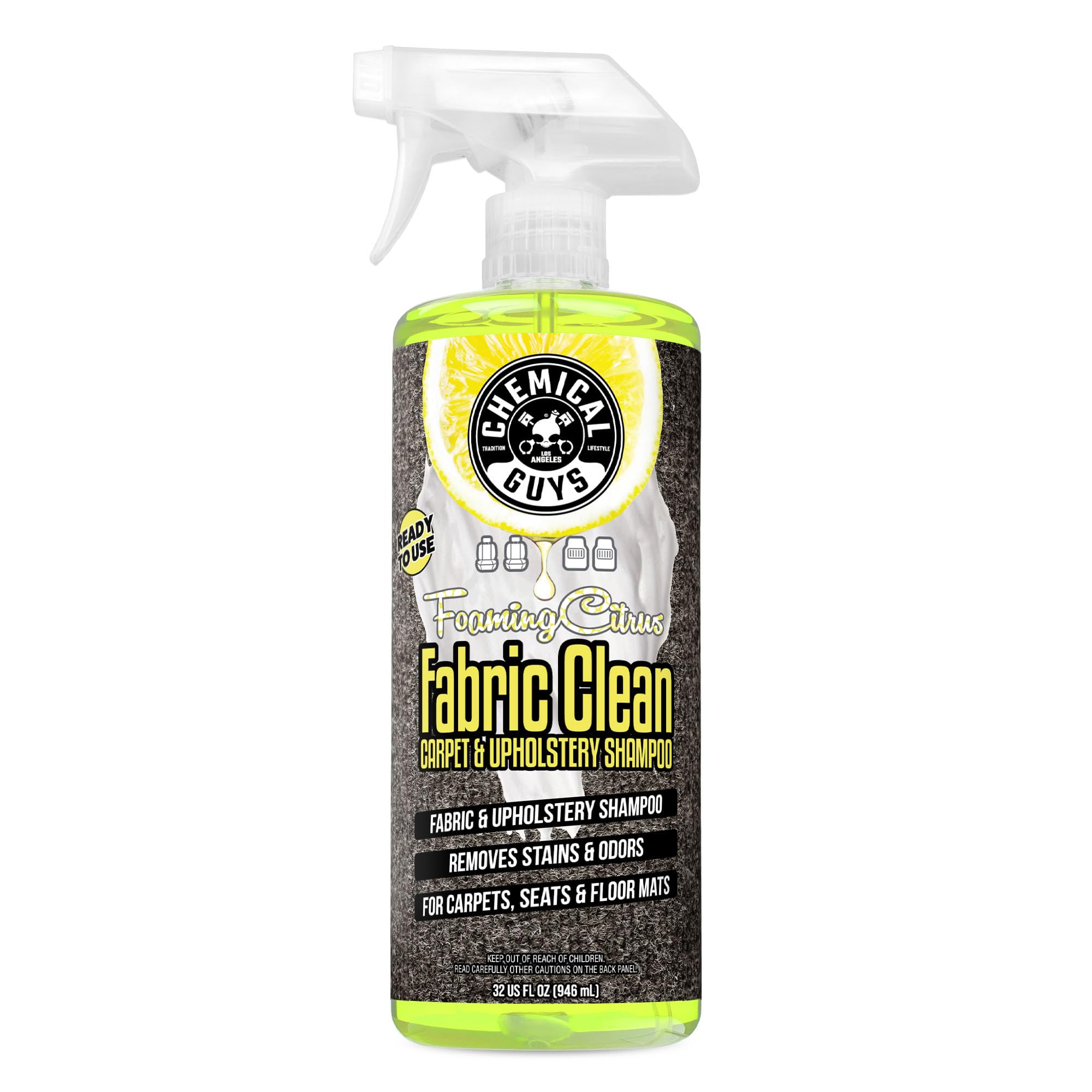 Chemical Guys front label shot showing 32 oz bottle and product identity benefit visible