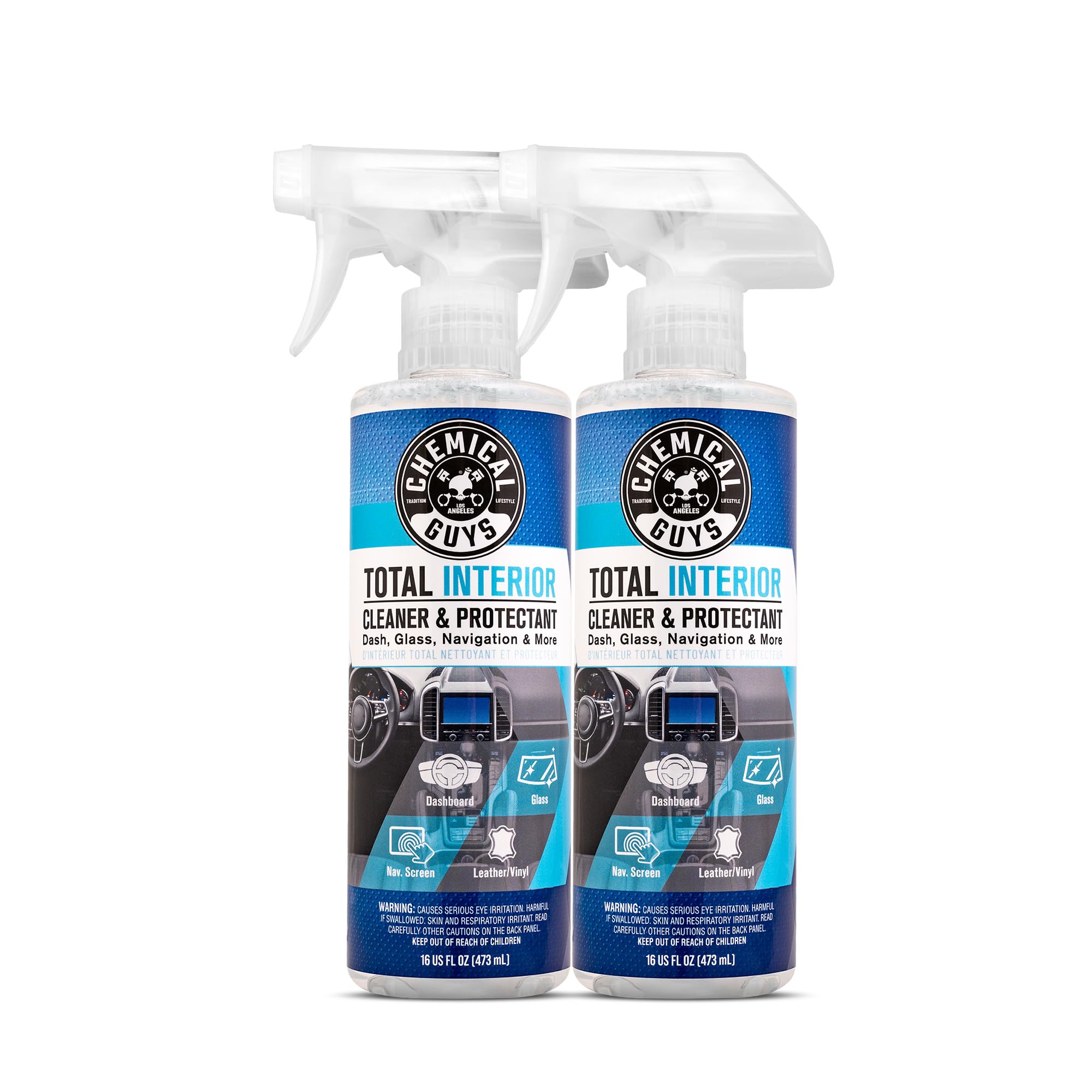 Chemical Guys front bottle showing label and size for quick identification and use