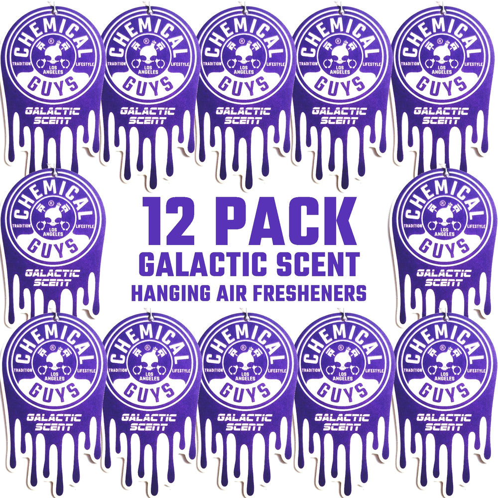 Chemical Guys front packaging showing 12-pack and Galactic branding for easy selection