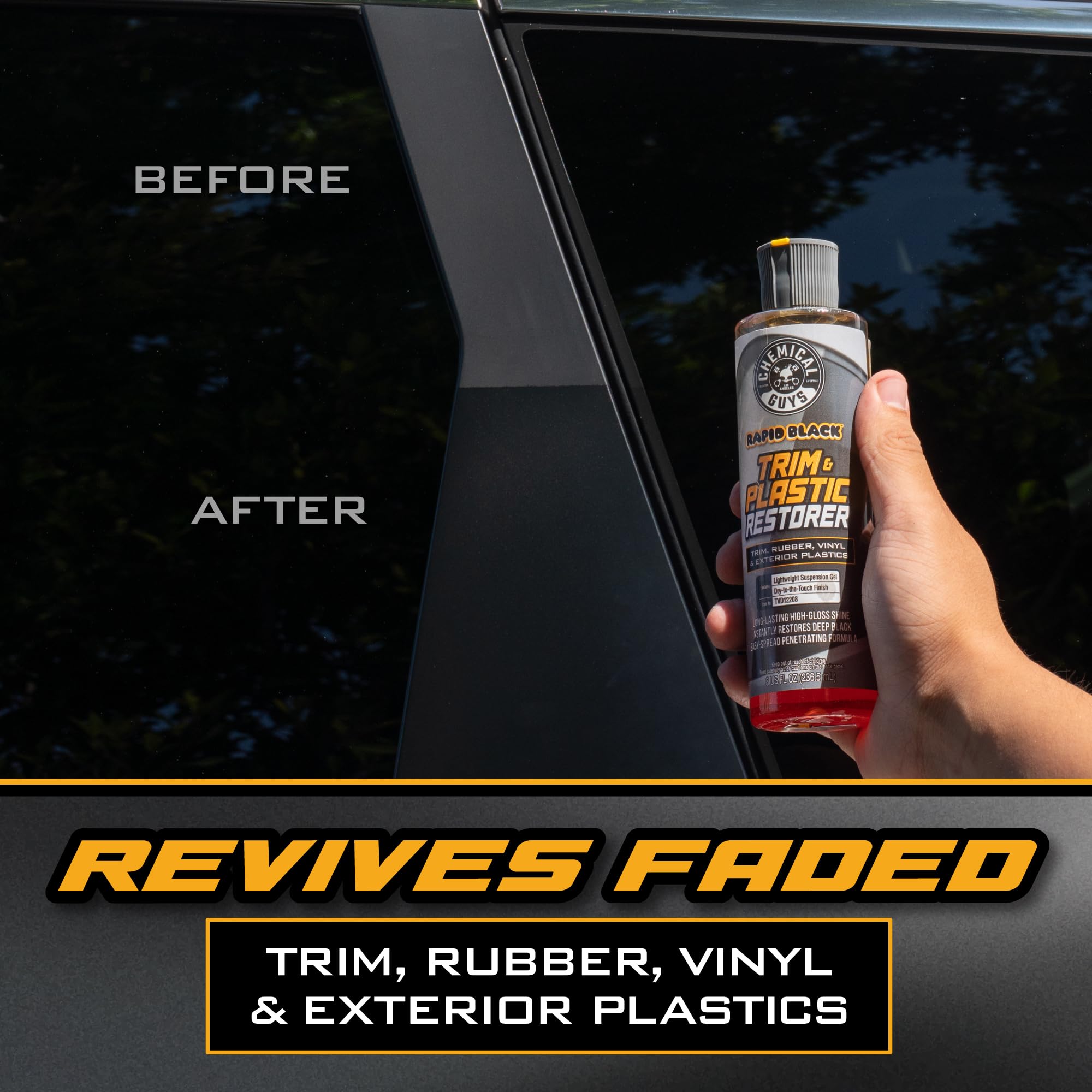 Chemical Guys gel texture close-up illustrating cling and controlled application