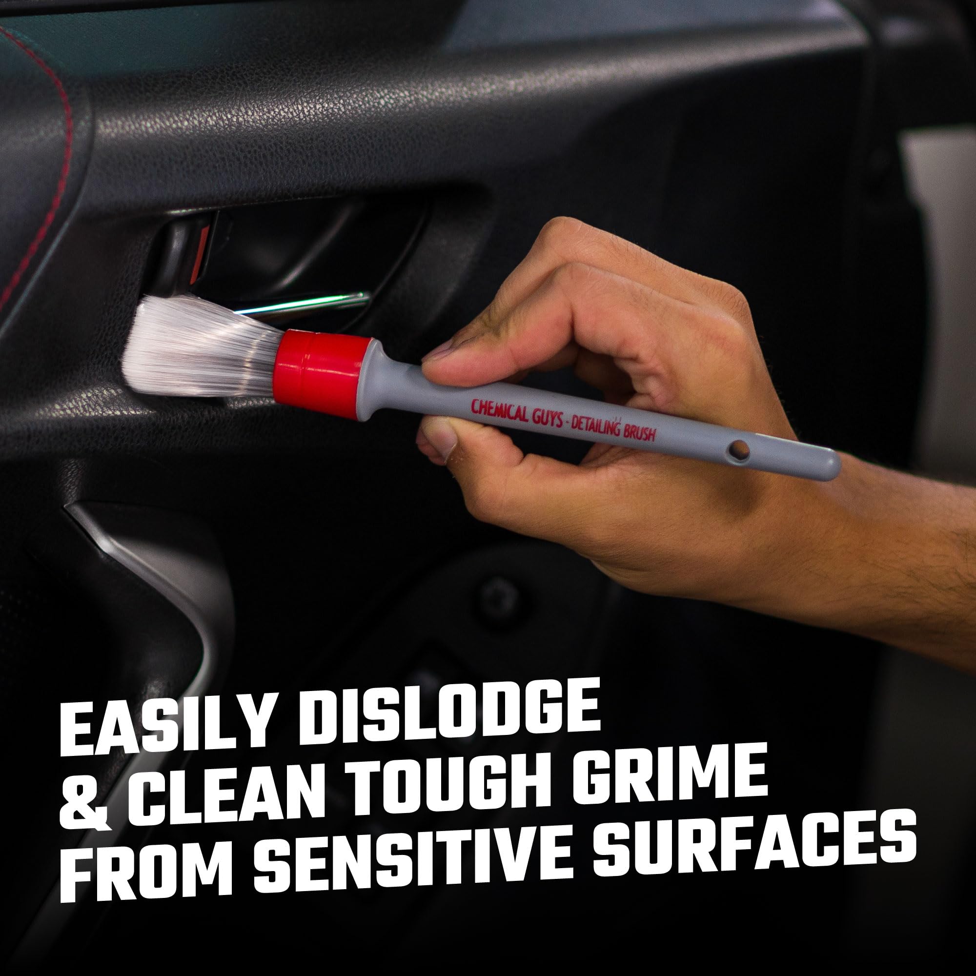 Chemical Guys ergonomic handle focus for comfortable control
