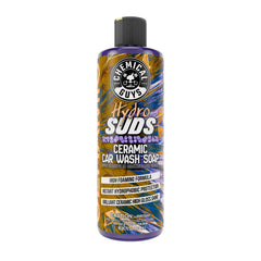 Chemical Guys front label showing product name and size benefiting clear identification