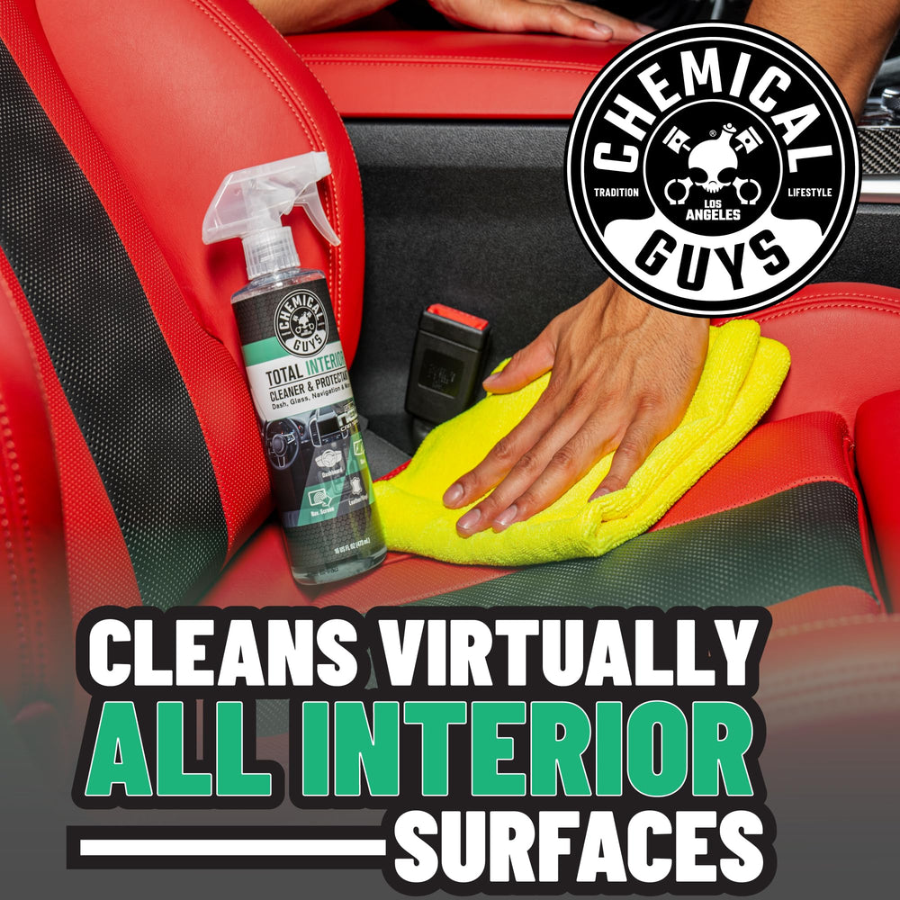 Chemical Guys lifestyle shot of car cabin smelling fresh for enhanced driving experience