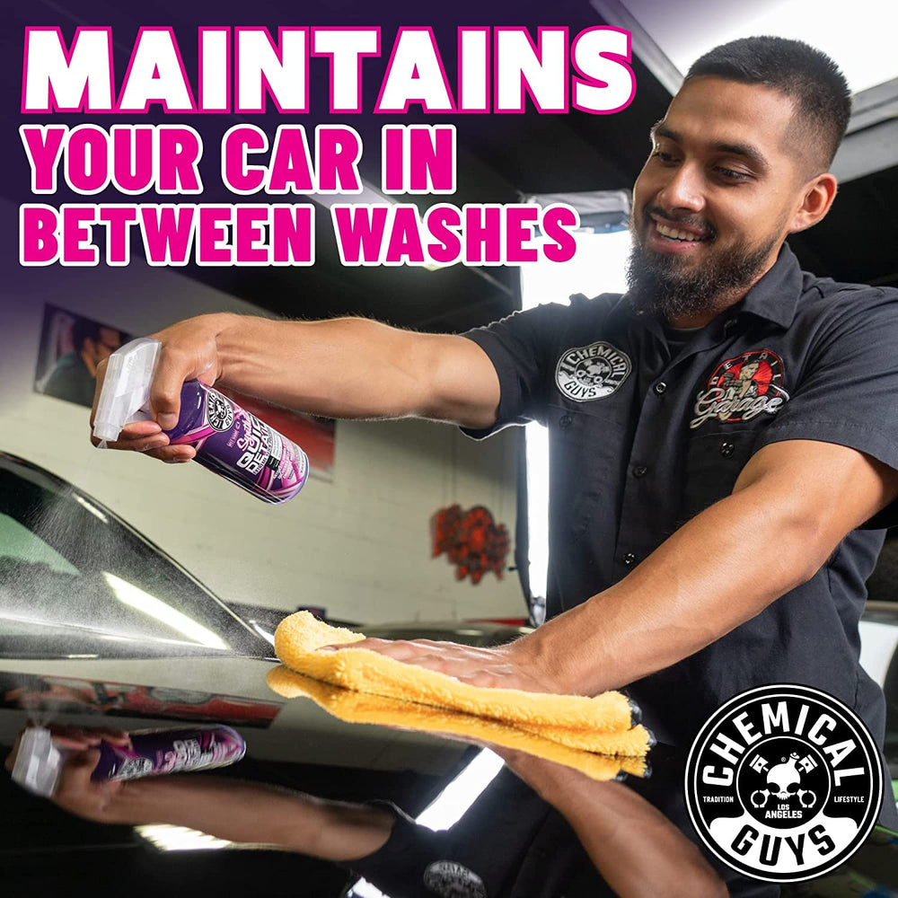Chemical Guys lifestyle driveway touchup showing quick maintenance and fresh look