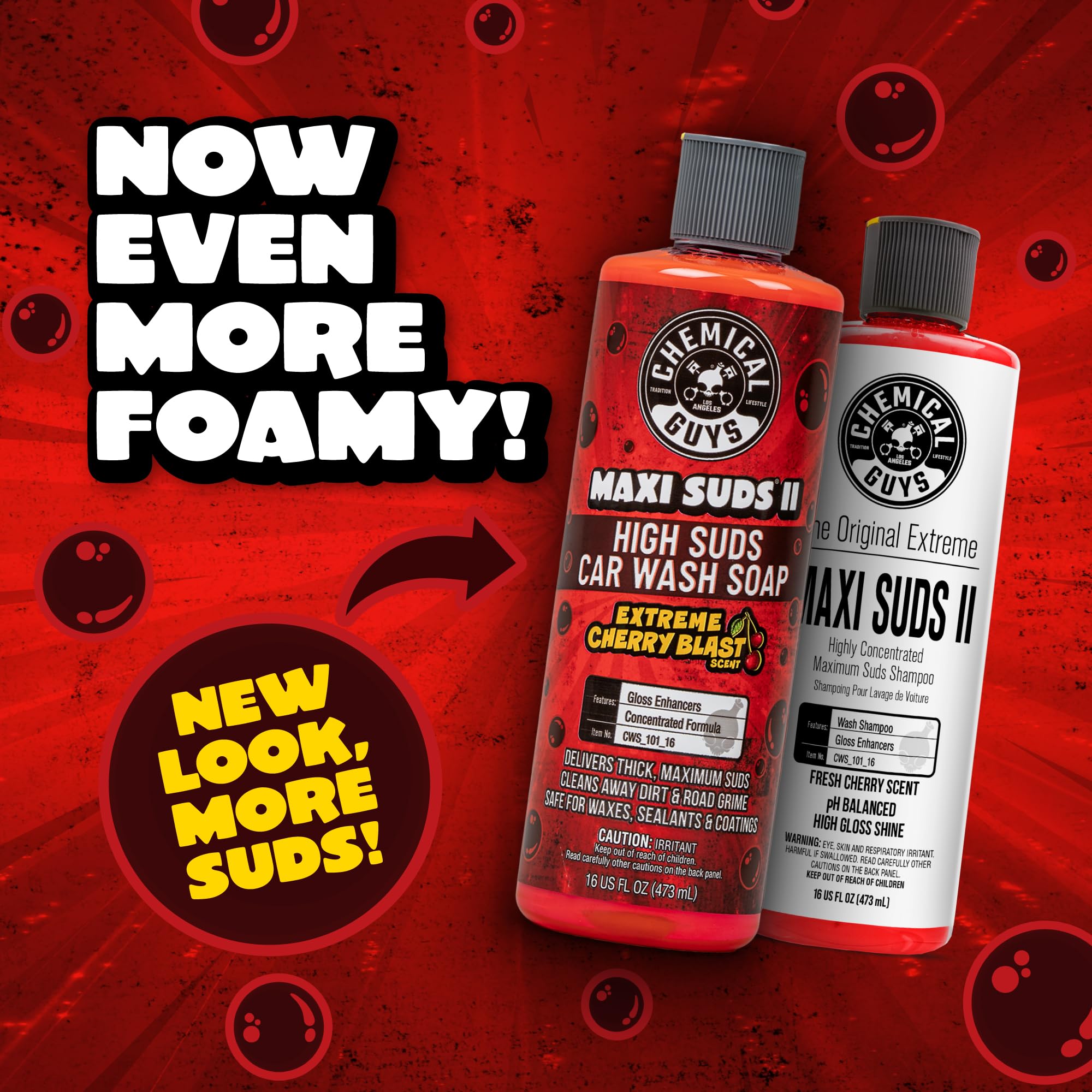 Chemical Guys bucket wash setup with Maxi-Suds II reducing wash abrasions