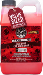 Chemical Guys bottle front view showing Maxi-Suds II cherry scent benefit
