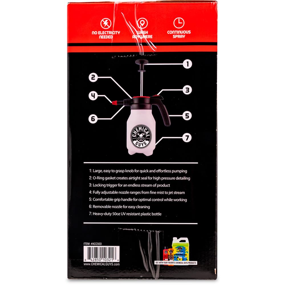 Chemical Guys Mr. Sprayer used in garden and home showing multi-use versatility benefit