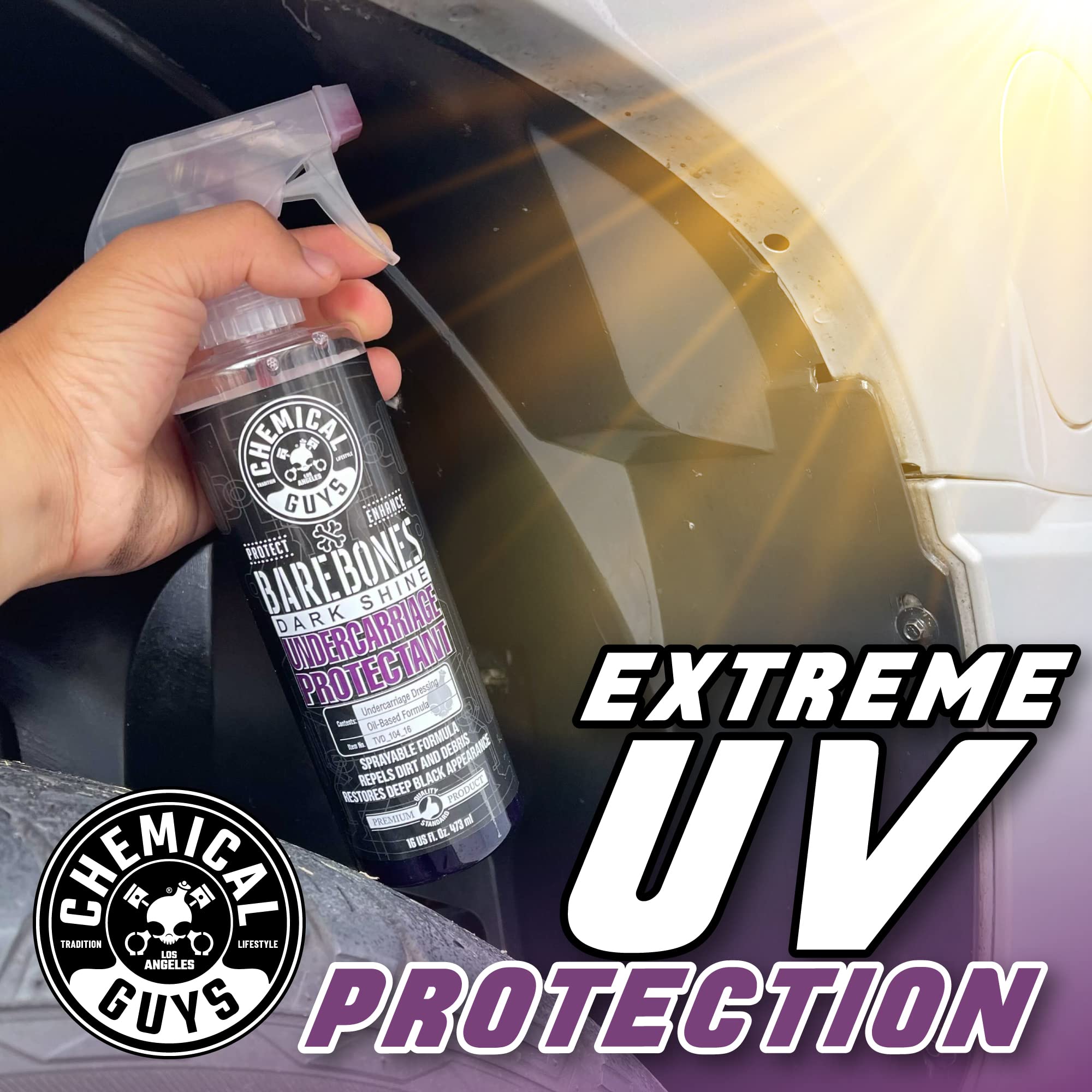 Chemical Guys used on an RV undercarriage showing large-vehicle suitability