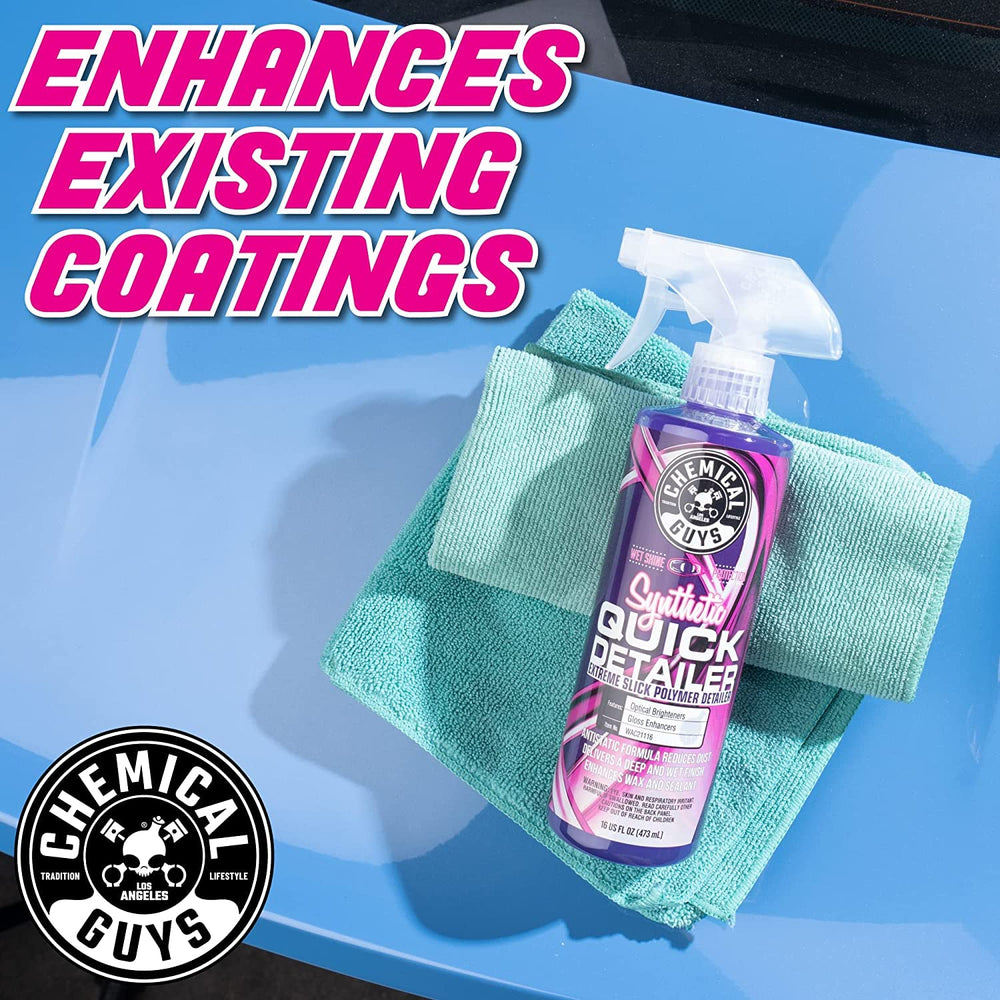 Chemical Guys spray nozzle close-up illustrating precise mist and easy application