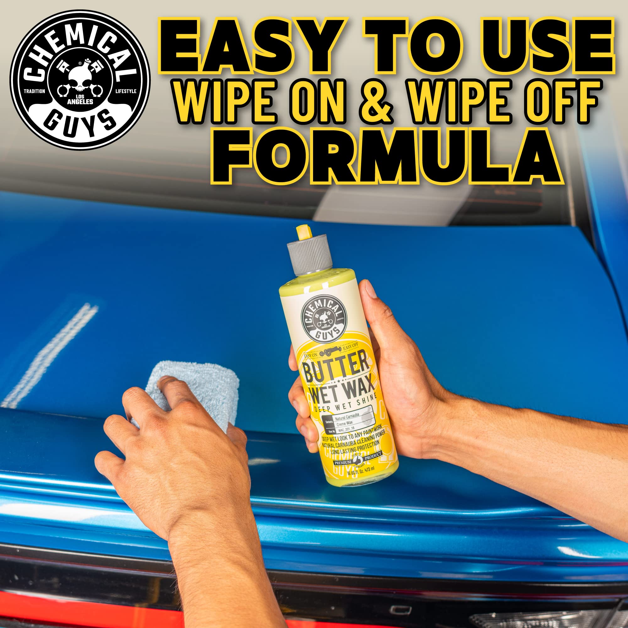 Chemical Guys gallon beside common items showing professional volume