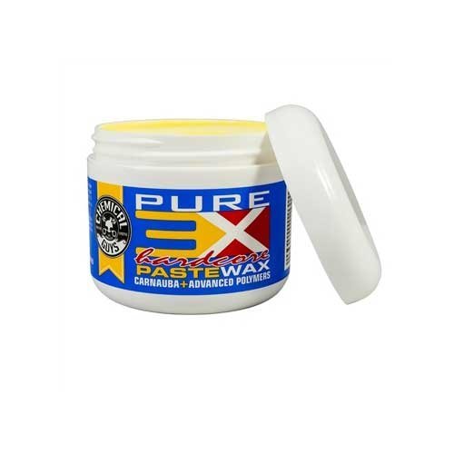 Chemical Guys open tin showing creamy paste texture for smooth, controlled application