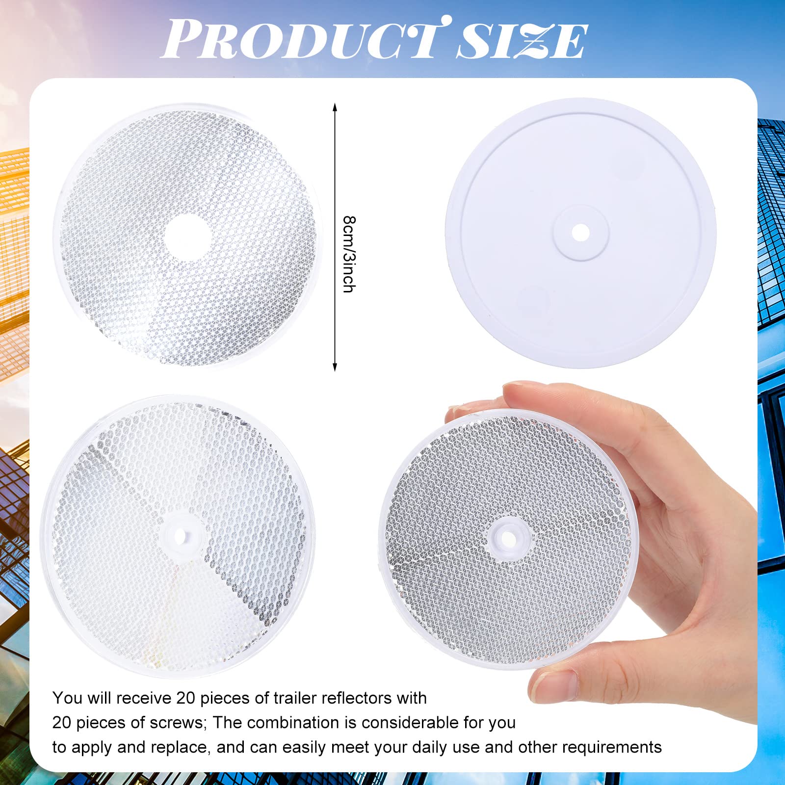 CHENGU close-up of reflector surface highlighting durable waterproof finish