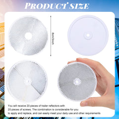 CHENGU close-up of reflector surface highlighting durable waterproof finish