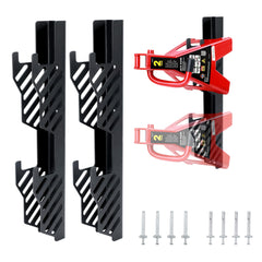 Chenteel front view of two-pack jack stand holders showing compact storage benefit