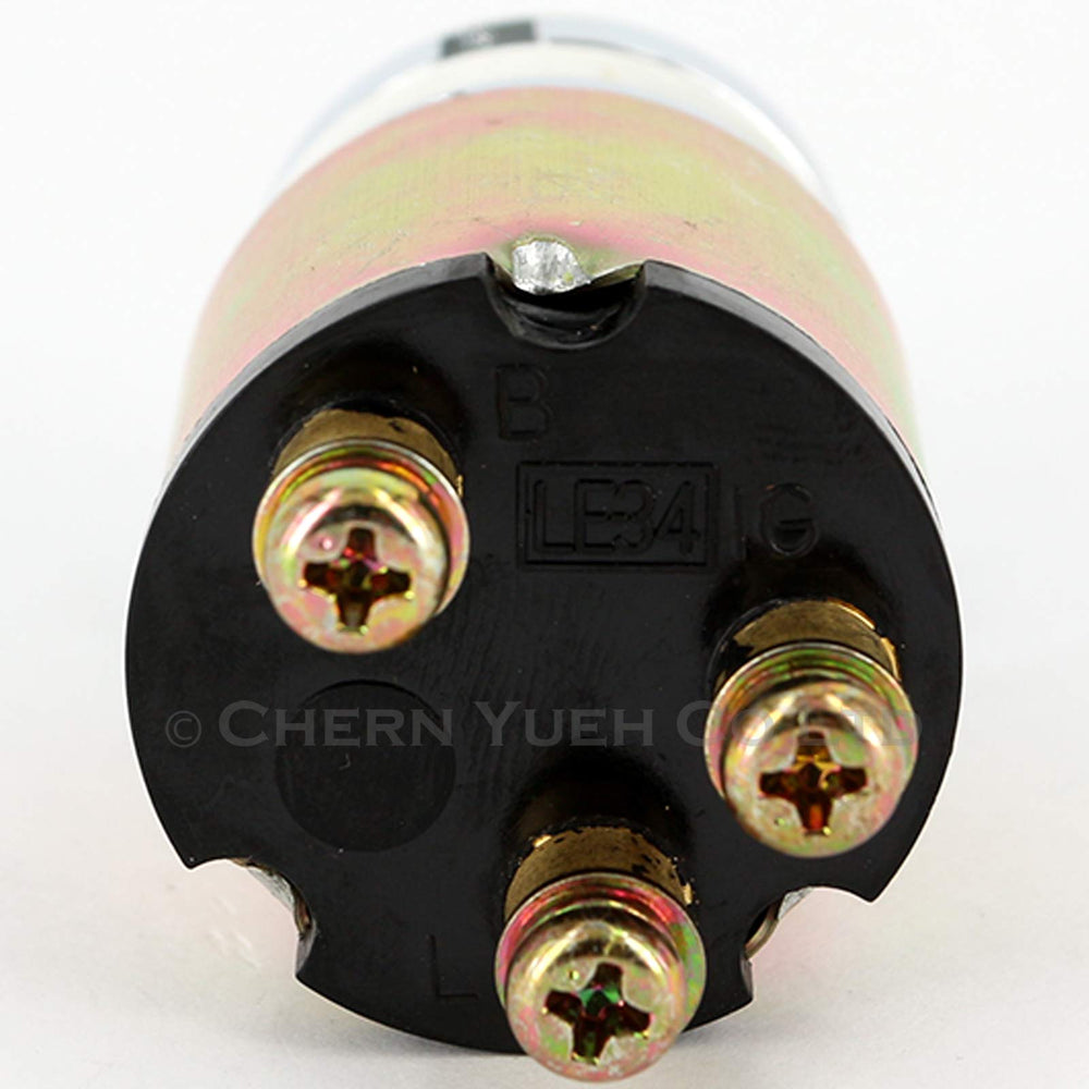 Chern Yueh switch mounted on motorcycle dashboard demonstrating direct fit