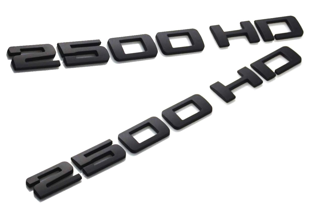 ChezMax 2500HD front view badge showing glossy finish and bold styling benefit