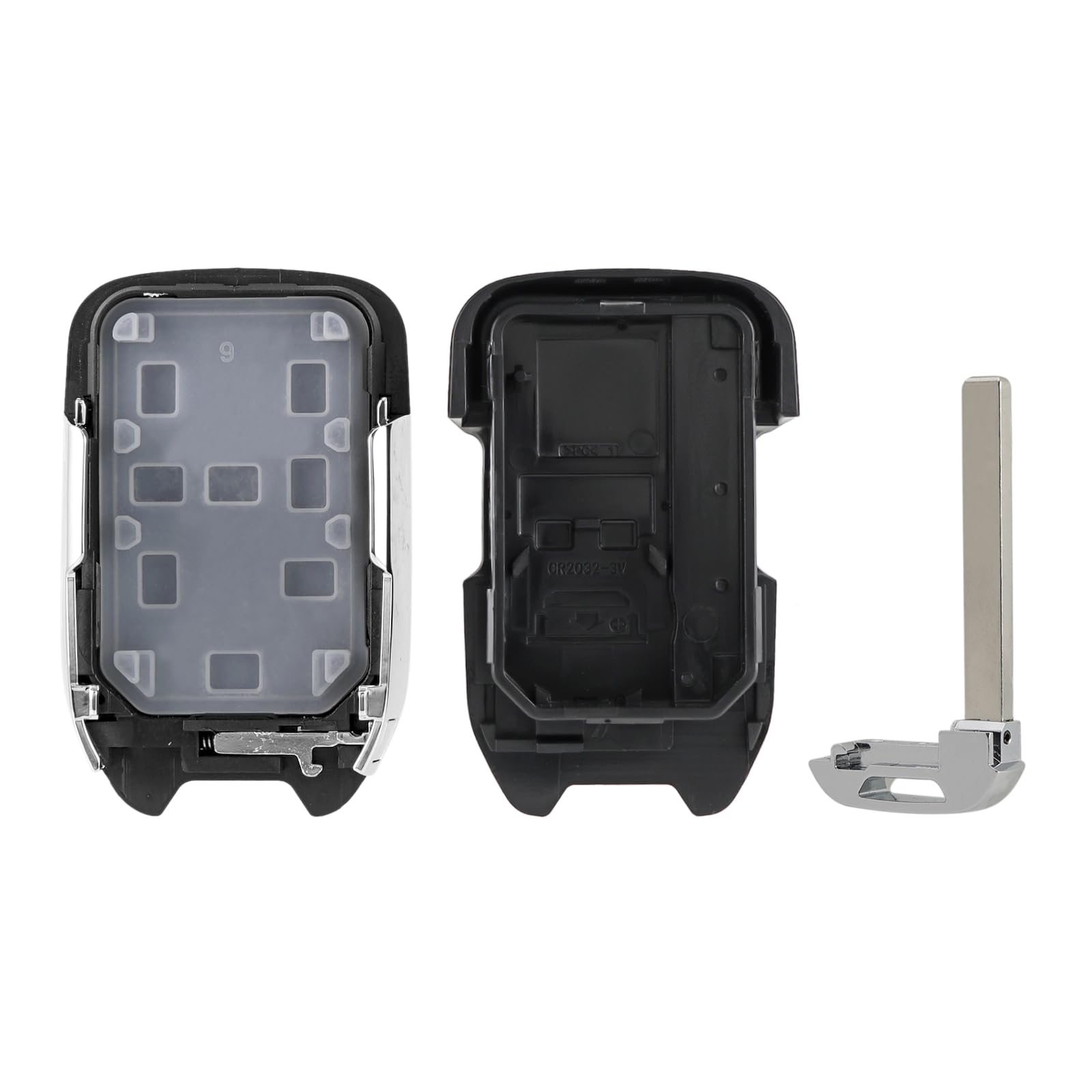 CHIJUIYZKEY scale comparison next to house key illustrating compact size