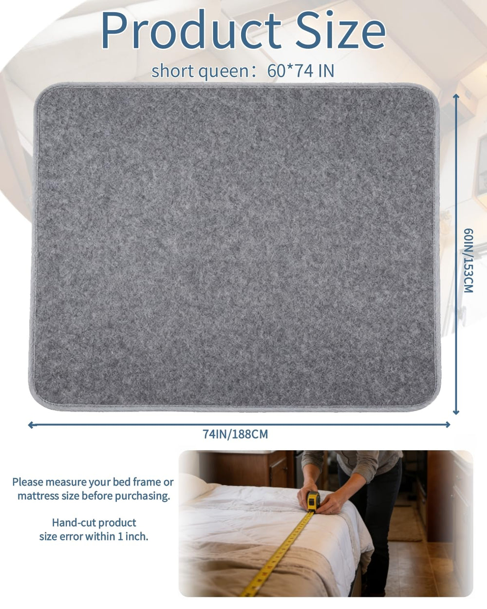 Chimelva felt texture close-up highlighting breathable material for airflow