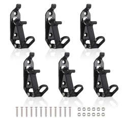 ChimimeDecor front view of black shovel mount showing compact profile and secure hold